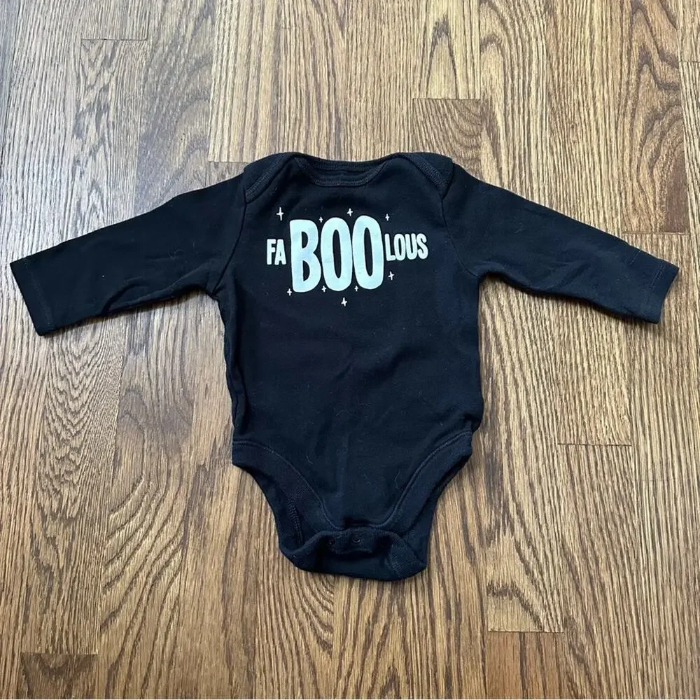 Old Navy Halloween onesie bodysuit bundle, 3-6 months (set of 4)